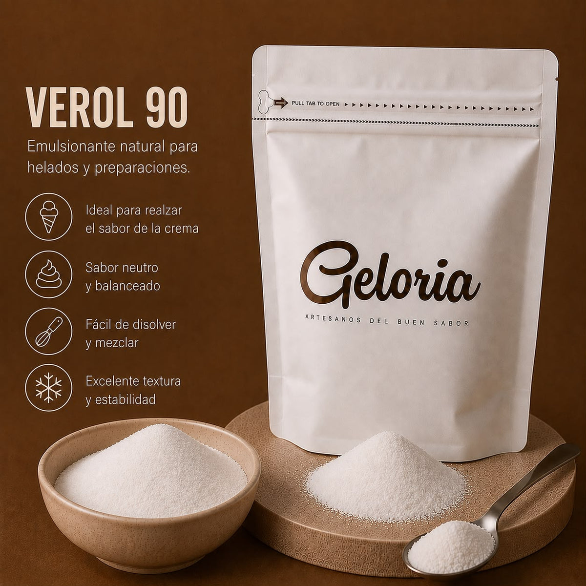 Monoestrato de Glicerilo 90% (Polvo)
